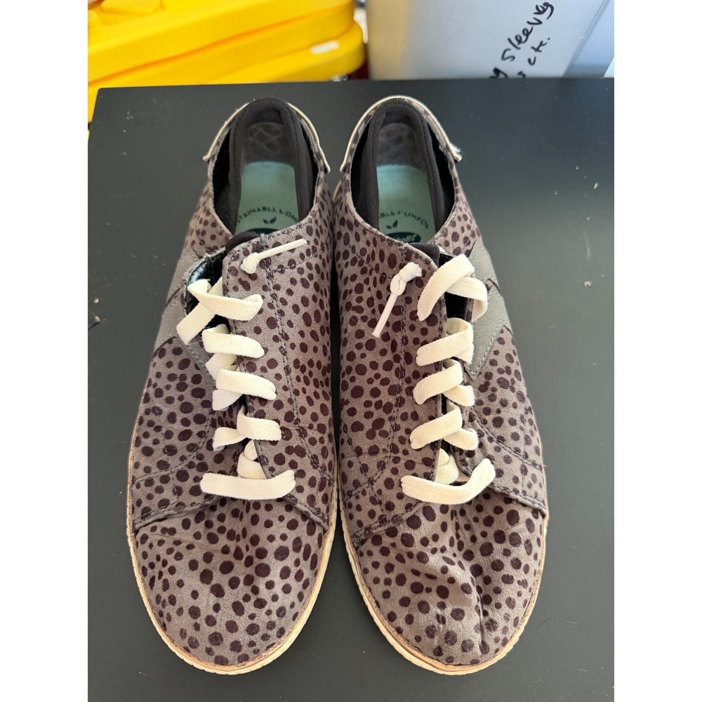 Dr Scholls Grey Leopard Print Sneakers in 7